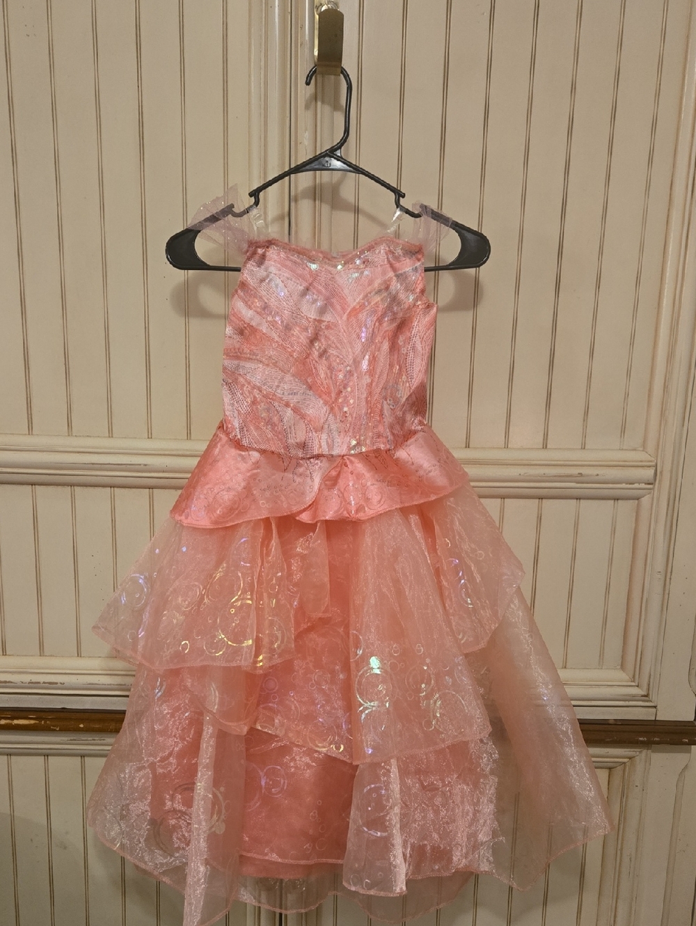 Wicked Glinda the Good Witch Girls Deluxe Costume Dress